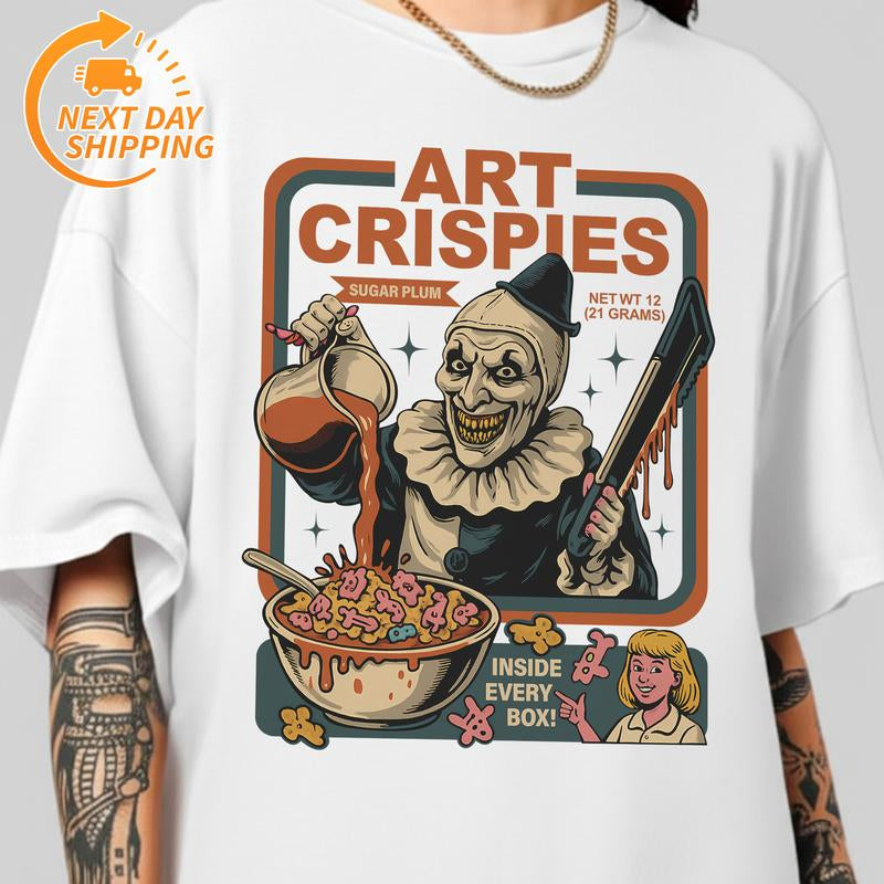 Halloween Horror Cereal Shirt, Horror Characters Tee, Halloween Movie Tee, Spooky Season