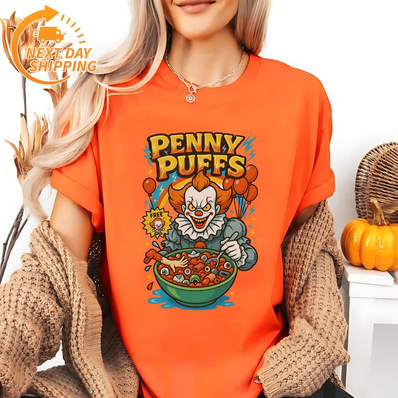 Halloween Horror Cereal Shirt, Horror Characters Tee, Halloween Movie Tee, Spooky Season