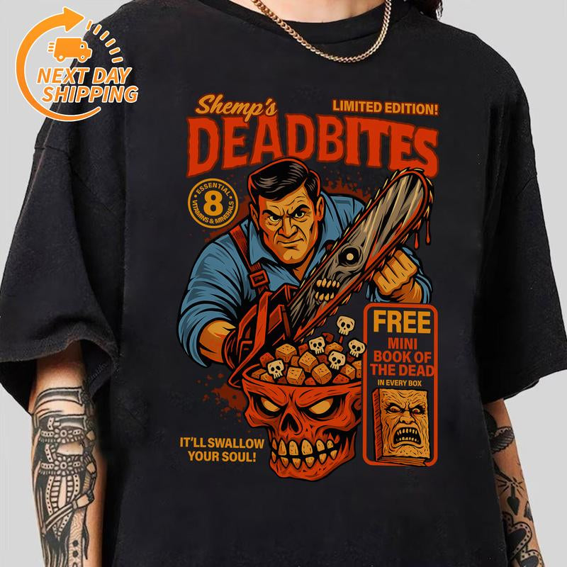 Halloween Horror Cereal Shirt, Horror Characters Tee, Halloween Movie Tee, Spooky Season